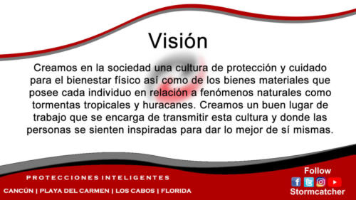 Visión de Storm Catcher: cultura de protección y bienestar ante fenómenos naturales