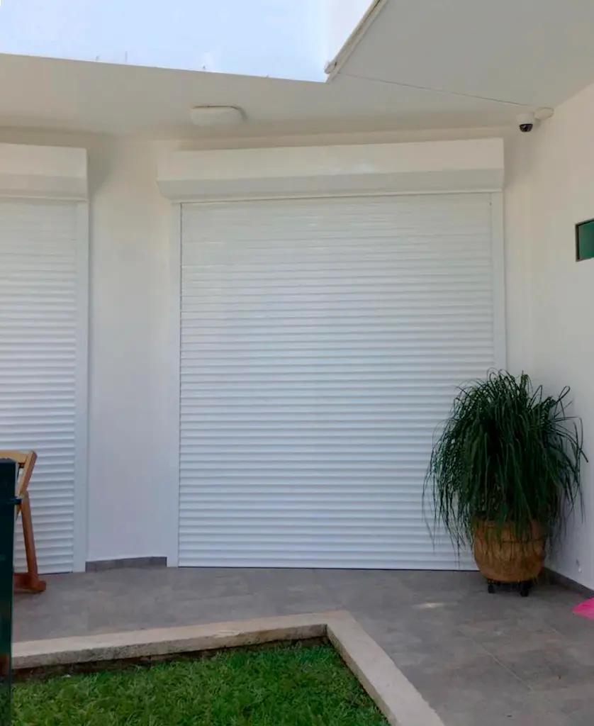 Installed Roll-Up Shutters