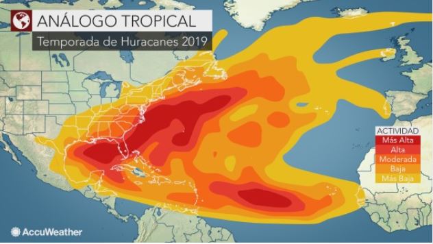 Se pronostica entre 12 a 14 tormentas para la Temporada