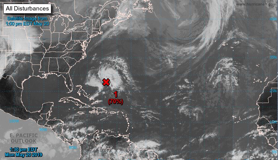 Andrea becomes the Caribbean's first tropical storm